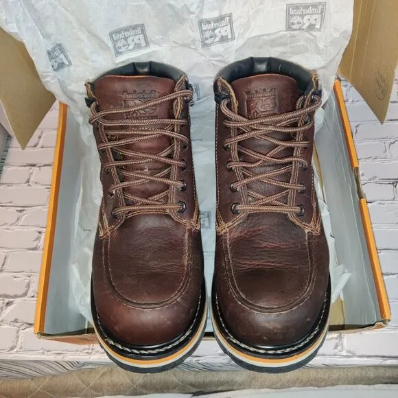 Men's 7.5M&quot; Timberland PRO Waterproof Soft Toe Work Boot TB0A2AXR214