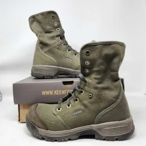 Men's 8EE Keen Utility Roswell Mid canvas work boots military olive 8 Wide