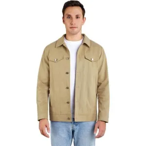 Men's Casual Button Up Shirt Jacket Lightweight Trucker Jacket Shacket Jacket