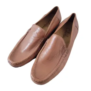 Men's Cole Haan Camel Brown Leather Loafers Size 8