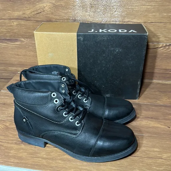 Men's Jkoda Hugh Leather boots size 47 new in box