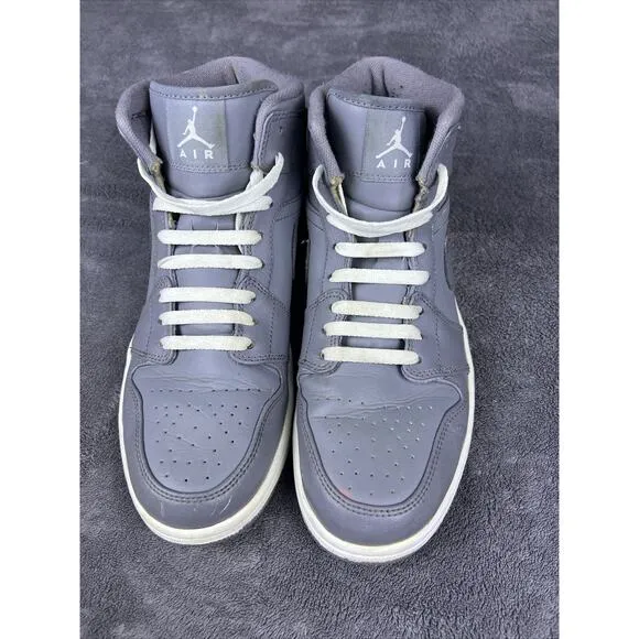 Men's Nike Air Jordan 1 Size 10 Cool Grey 554724-003 (2013) Grey/ C Description