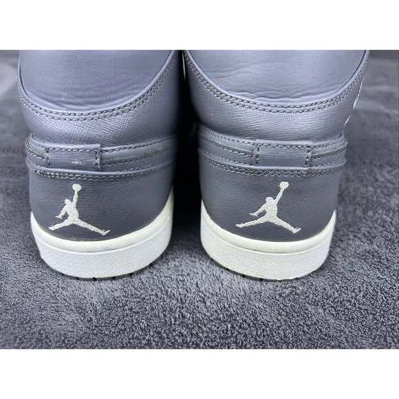Men's Nike Air Jordan 1 Size 10 Cool Grey 554724-003 (2013) Grey/ C Description