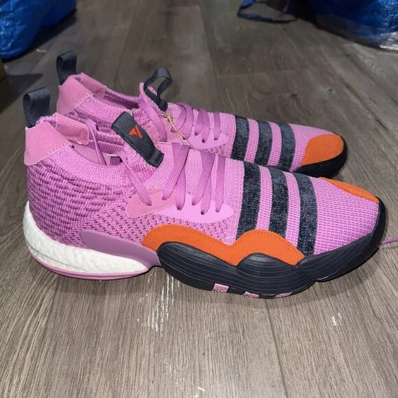 Men’s Size 13.5 - adidas Trae Young 2 Stratosphere lilac, navy orange new no box