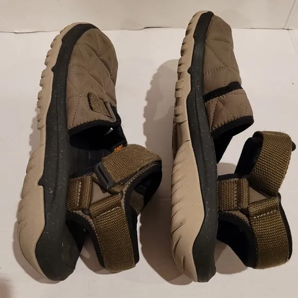 Mens Teva Hybrid hurricane Sandals Closed Toe Size 10  Green