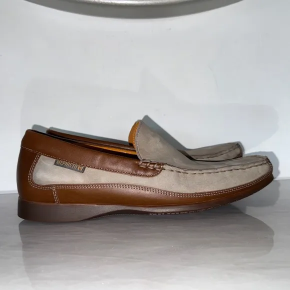 Mephisto Cool-Air Leather &amp; Suede Slip-On Loafers Men’s Size 10 Comfort Casual