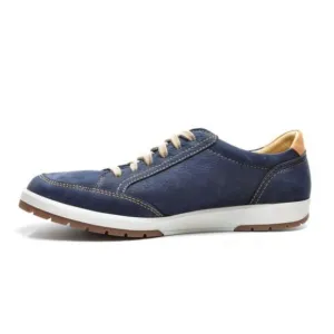 Mephisto Ludo Men's Sneakers, Dark Blue Leather Nubuck, Size 11.5