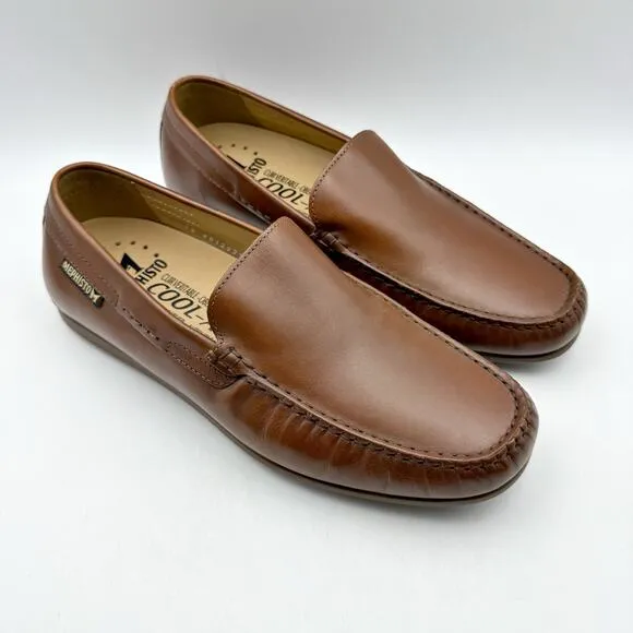 Mephisto Mens Algoras Loafers US 7.5 EU 41.5 Brown Leather Moccasin NWOB