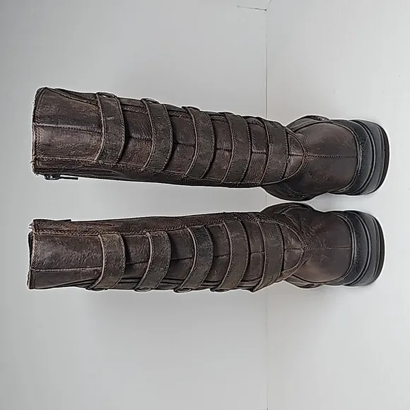 Merrell Captiva Launch 2 Boots Waterproof Knee High Zippered Brown Espresso 5.5