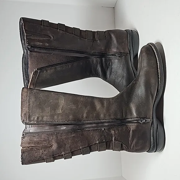 Merrell Captiva Launch 2 Boots Waterproof Knee High Zippered Brown Espresso 5.5
