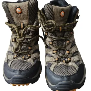 Merrell Hiking Boots Merrell Moab 2 Vent Mid Walnut Brown Men's Size 7.5 VGUC