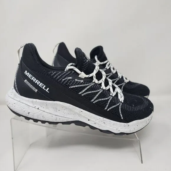 Merrell Hiking Sneakers Womens 9.5 Black Knit Bravada 2 Logo Gym Sneakers Active