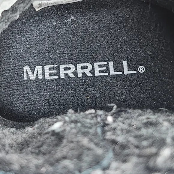 Merrell Juno Bluff Polar women's black suede leather waterproof winter boots 6