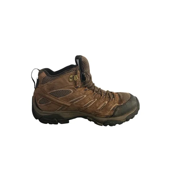 Merrell Men’s Moab 2 Mid Waterproof Hiking Boots J06051 Earth Brown Size 9