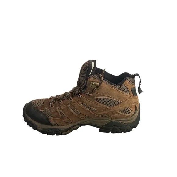Merrell Men’s Moab 2 Mid Waterproof Hiking Boots J06051 Earth Brown Size 9
