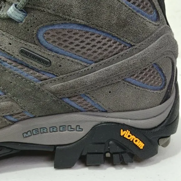Merrell Moab 2 Mid Hiking Boot Waterproof Size Women's 10W NO DEFECTS