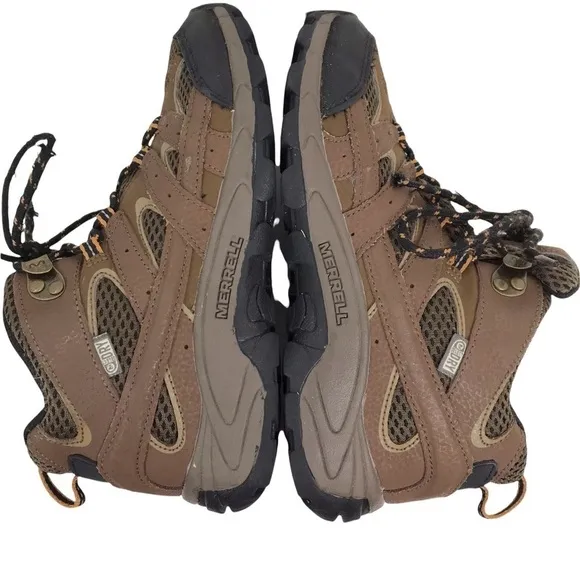 Merrell Moab 2 Mid Waterproof Leather Hiking Boots SIZE 4.5 (WOMEN'S SIZE 6)