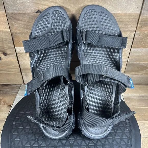 Merrell Select Grip Hydrotrekker Strap Black Performance Sandals Mens Sz 8