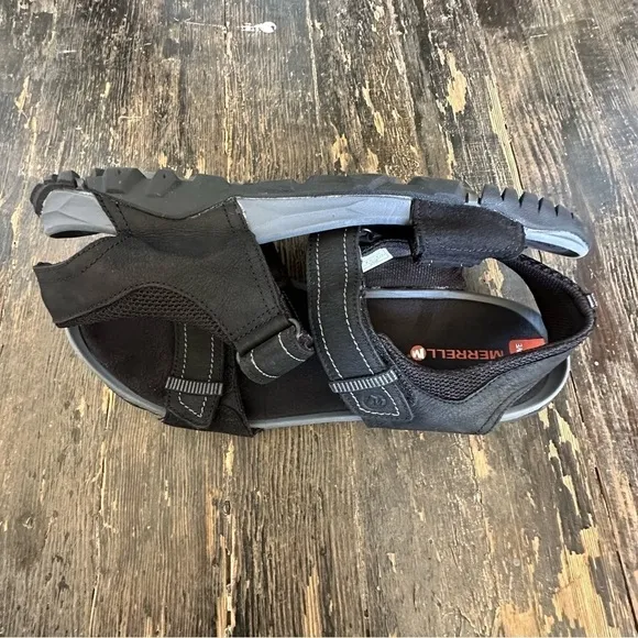 MERRELL Telluride Strap Sandals Select Grip Sport Hiking Black