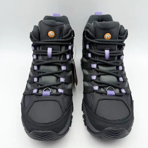 Merrell Womens Moab 3 Thermo Mid Winter Boot US 7 M Black Leather Waterproof NIB