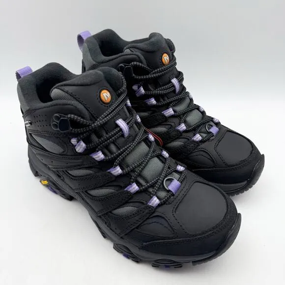 Merrell Womens Moab 3 Thermo Mid Winter Boot US 7 M Black Leather Waterproof NIB