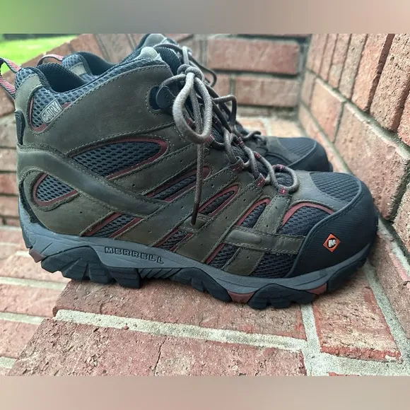 MERRELL WORK MEN'S MOAB VERTEX WORK BOOTS