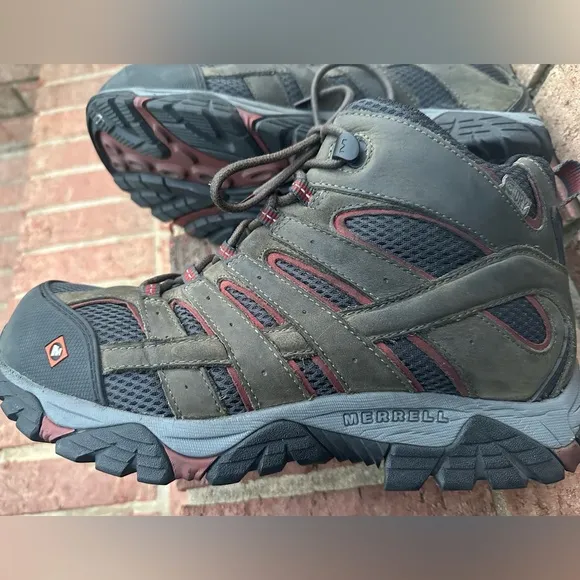 MERRELL WORK MEN'S MOAB VERTEX WORK BOOTS