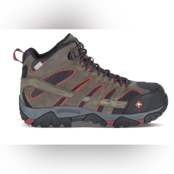 MERRELL WORK MEN'S MOAB VERTEX WORK BOOTS