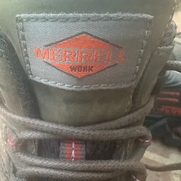 MERRELL WORK MEN'S MOAB VERTEX WORK BOOTS