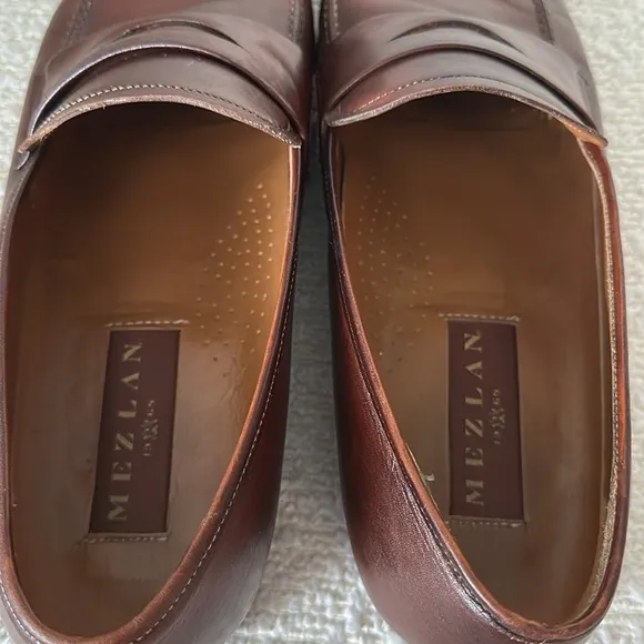Mezlan Bradley Il Penny Loafer Men’s in Cognac Size 12