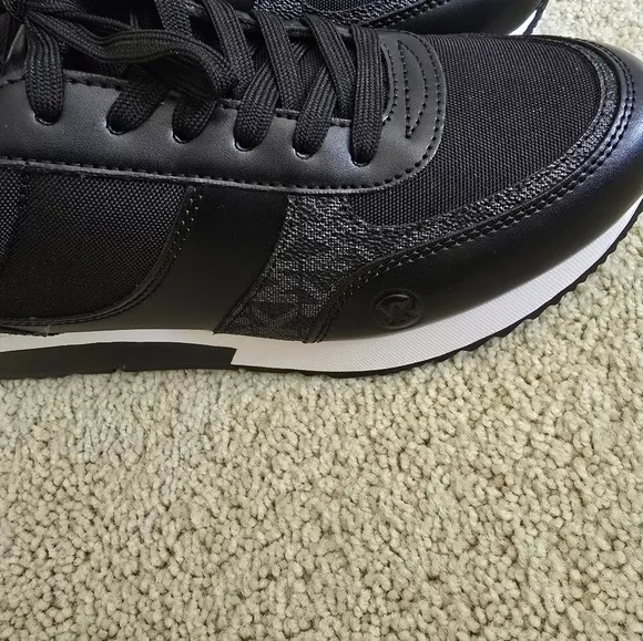Michael Kores Lace Up Logo Print Sneakers