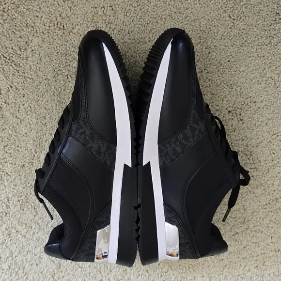 Michael Kores Lace Up Logo Print Sneakers