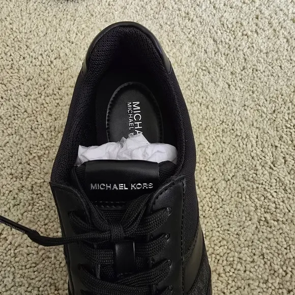 Michael Kores Lace Up Logo Print Sneakers