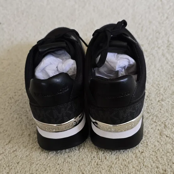 Michael Kores Lace Up Logo Print Sneakers