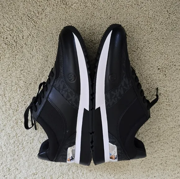 Michael Kores Lace Up Logo Print Sneakers