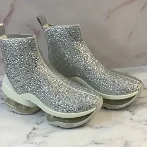 Michael Kors Bootie Flashy Silver