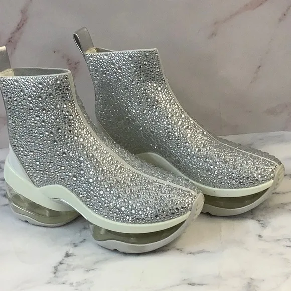 Michael Kors Bootie Flashy Silver