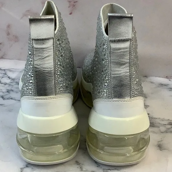 Michael Kors Bootie Flashy Silver