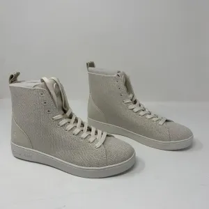 Michael Kors Edie Knit 43T2NVFS1M Sneakers Women's 6.5 M LT Cream High-Top S0594
