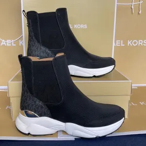 Michael Kors Katrina Bootie Tumbled Leather 49R2KAFE5L Black