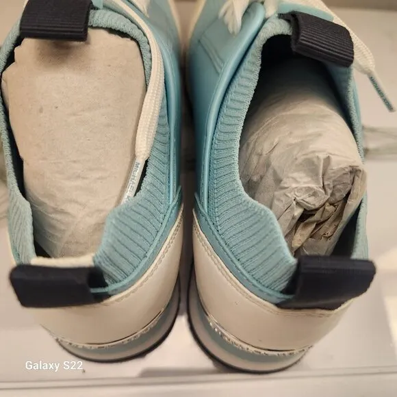 Michael Kors Women's Dash Knit Trainer Sneakers - Mystic Blue 5.5. NIB
