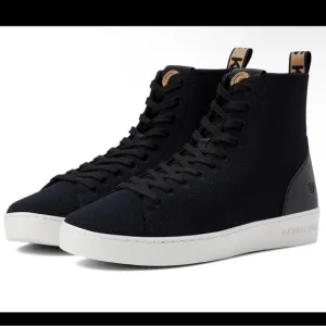 Michael Kors Women's Edie Knit High-Top Sneakers Black US 7.5 M