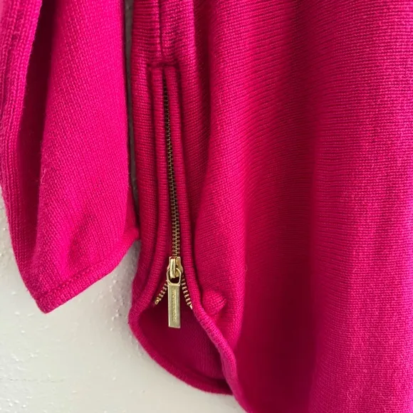 Michael Michael Kors Hot Pink Long Sleeve Sweater Tunic - Size Large