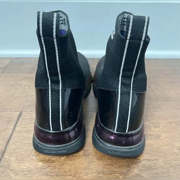Michael Michael Kors Kendra Rainbow Stretch Knit Sock Bootie Sneakers Size 7