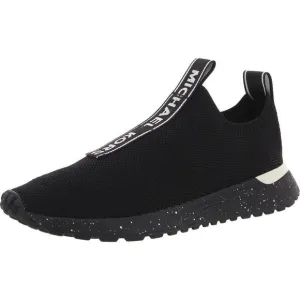MICHAEL Michael Kors Womens Black Padded Insole Knit Slip-On Sneakers New