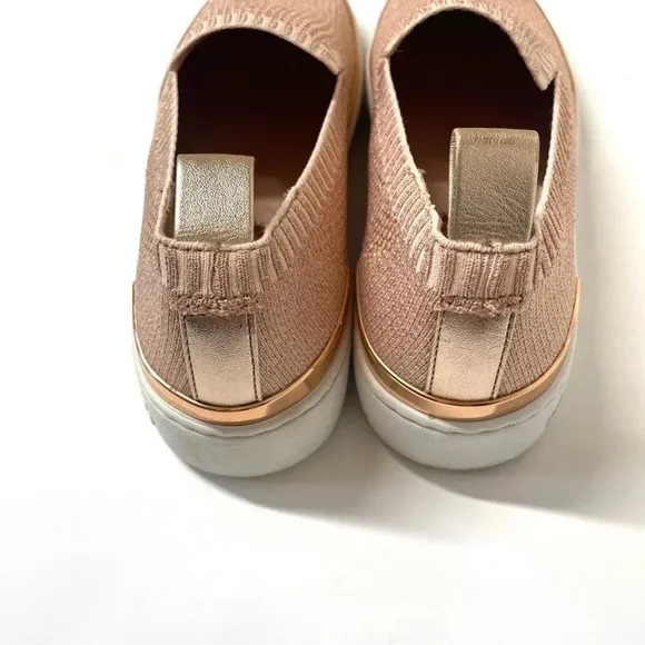 MICHAEL Michael Kors Women's Skyler Slip-On Sneakers Rose Gold Size 9