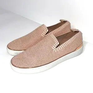 MICHAEL Michael Kors Women's Skyler Slip-On Sneakers Rose Gold Size 9