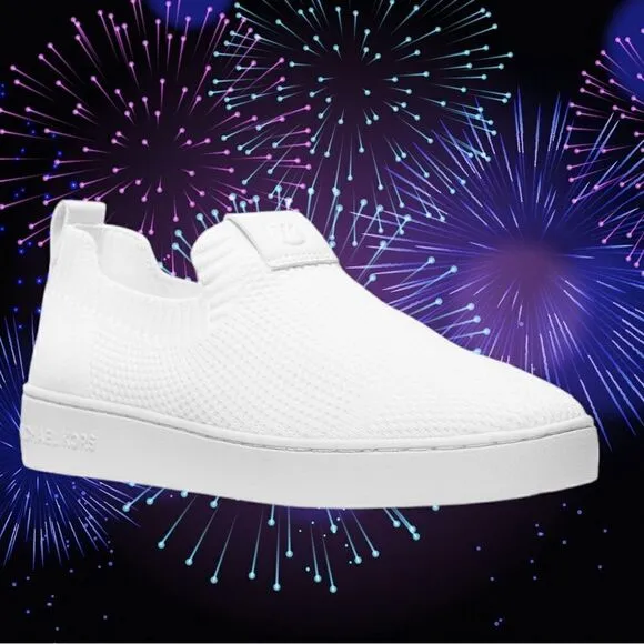 MICHAEL MICHAEL KORS Women's Juno Knit Slip-On Sneakers in the Size 9.5M