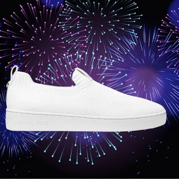 MICHAEL MICHAEL KORS Women's Juno Knit Slip-On Sneakers in the Size 9.5M