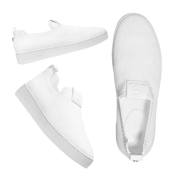 MICHAEL MICHAEL KORS Women's Juno Knit Slip-On Sneakers in the Size 9.5M